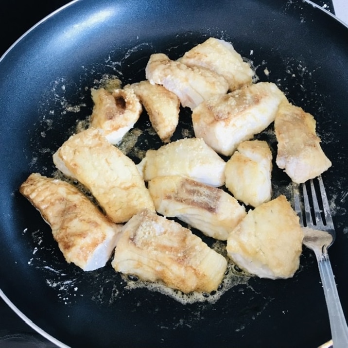 鯛のバターソテー★夫が釣ってきた鯛で